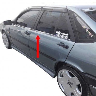 Fiat Tempra Krom Cam Çıtası (Paslanmaz Çelik) - 4 Parça