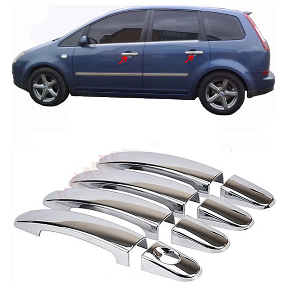 Ford C-Max MPV Krom Kapı Kolu (Paslanmaz Çelik) - 2003-2010 Modeller (4 Kapi)