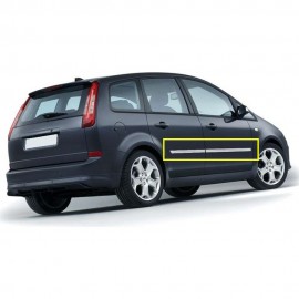 Ford C-Max MPV Krom Yan Kapı Çıtası (Paslanmaz Çelik) - 2003-2010 Modeller (4 Parça)