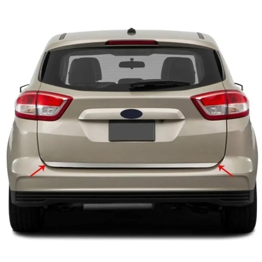 Ford C-Max MPV Krom Cam Çıtası (Paslanmaz Çelik) - 2003-2010 Modeller (4 Parça)