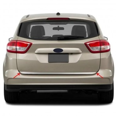 Ford C-Max MPV Krom Cam Çıtası (Paslanmaz Çelik) - 2003-2010 Modeller (4 Parça)