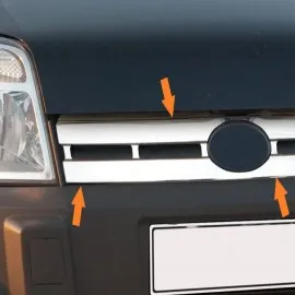 Ford Connect Panel Van Krom Ön Panjur (Paslanmaz Çelik) - 2006-2009 Modeller (1 Parça)