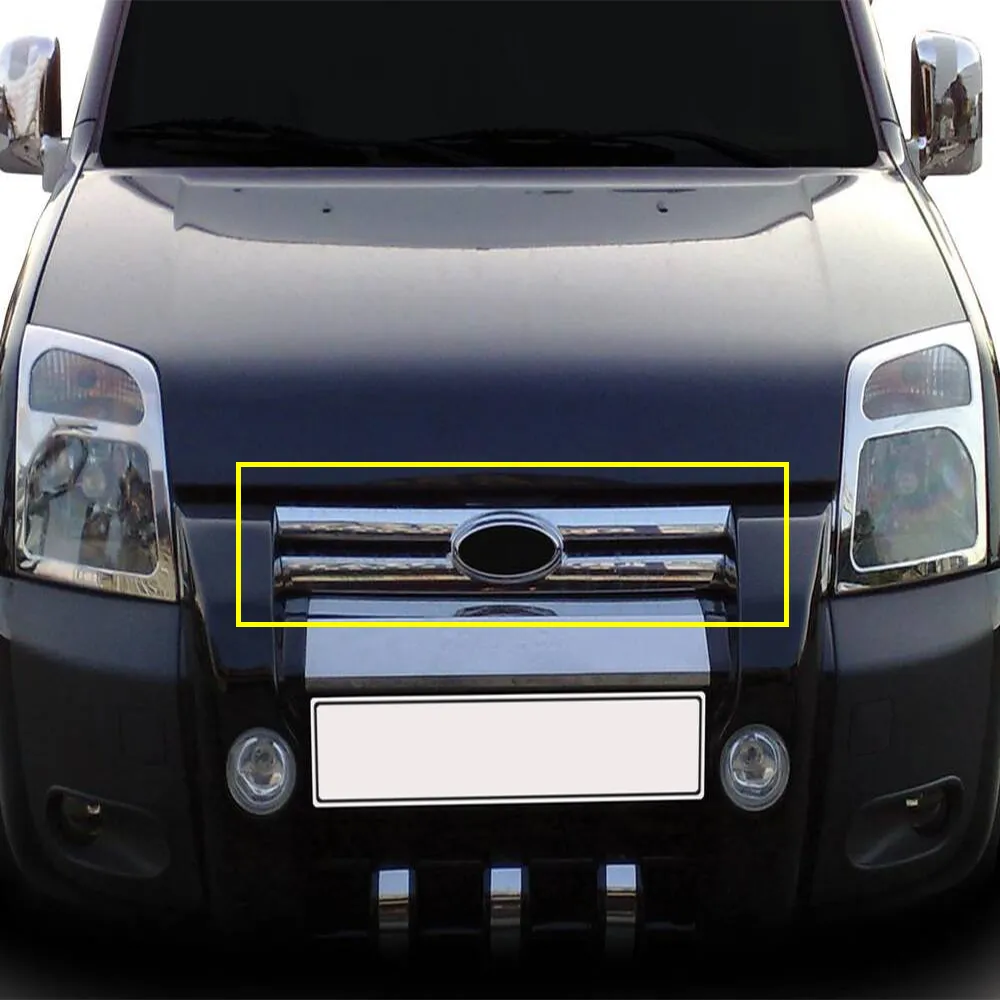Ford Connect Panel Van Krom Ön Panjur (Paslanmaz Çelik) - 2006-2009 Modeller (1 Parça)