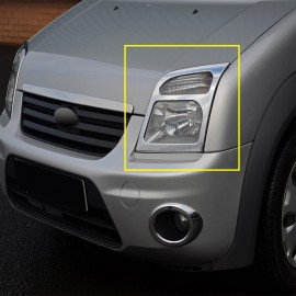 Ford Connect Panel Van Krom Far Çerçevesi (Paslanmaz Çelik) - 2002-2014 Modeller (2 Parça)