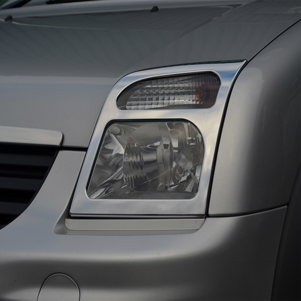 Ford Connect Panel Van Krom Far Çerçevesi (Paslanmaz Çelik) - 2002-2014 Modeller (2 Parça)