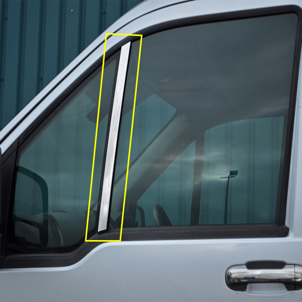 Ford Connect Panel Van Krom Direk Nikelajı (Paslanmaz Çelik) - 2002-2014 Modeller (2 Parça)