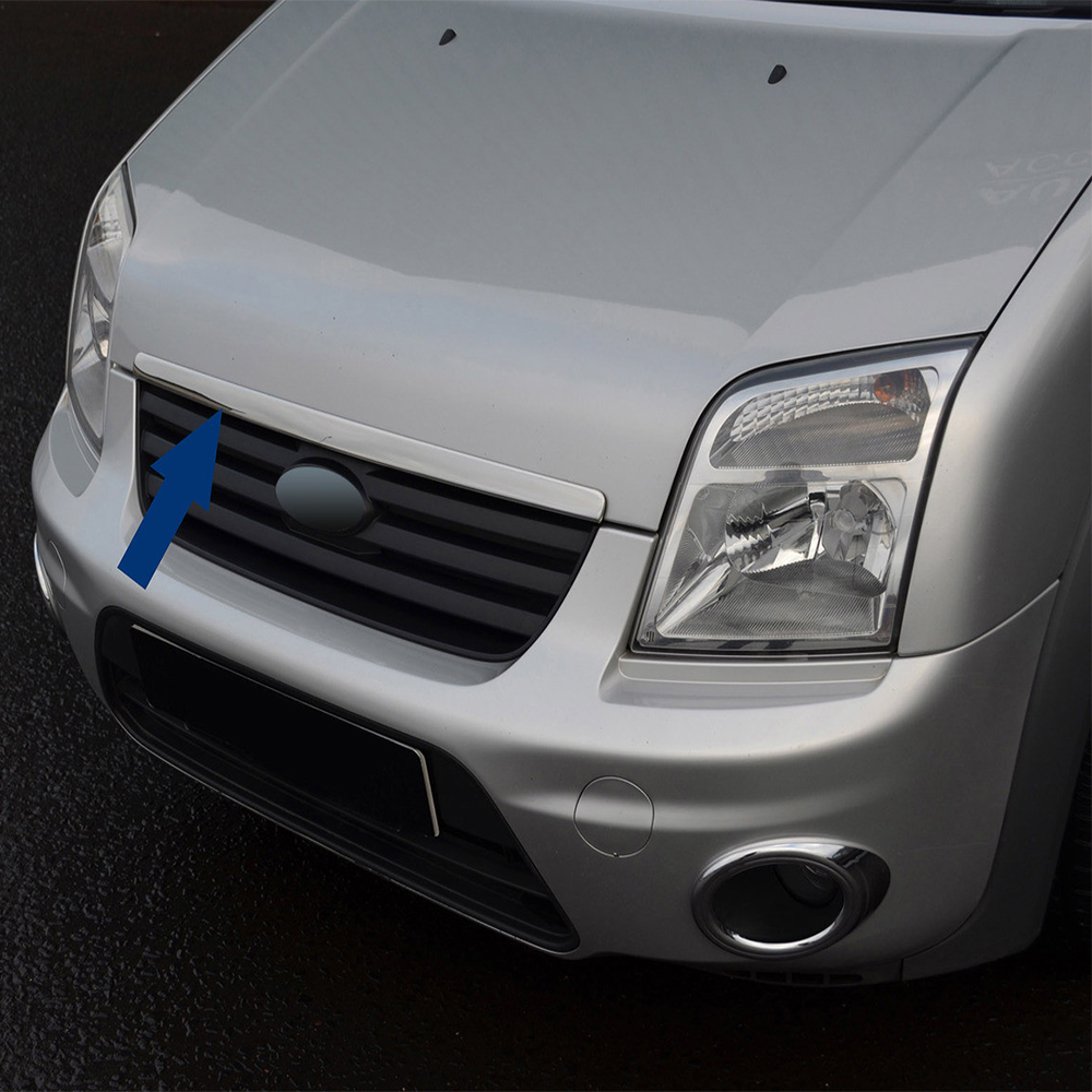 Ford Connect Panel Van Krom Kaput Çıtası (Paslanmaz Çelik) - 2009-2014 Modeller (1 Parça)