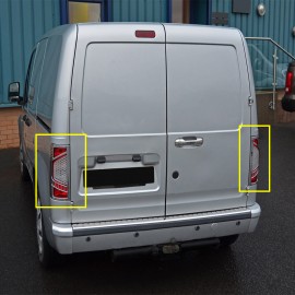 Ford Connect Panel Van Krom Stop Çerçevesi (ABS Krom) - 2009-2014 Modeller (2 Parça)